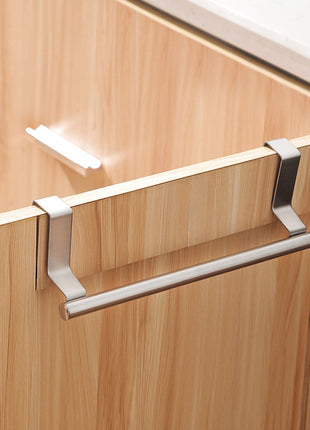 Stock 430 Stainless Steel Towel Rack, No-Drill Towel Bar, Bathroom Single Rod Towel Rack, Cabinet Storage Rack
