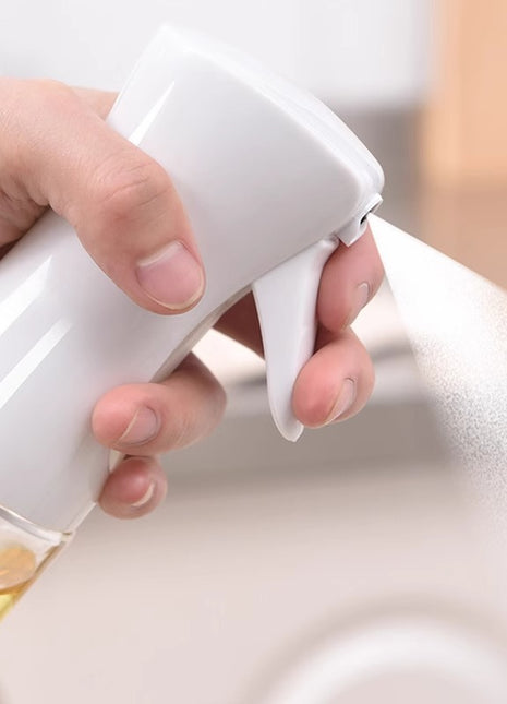 Versatile Glass Plastic Oil Sprayer Dispenser Bottle for Kitchen Cooking Baking BBQ