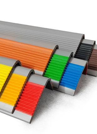 Durable L-Shaped PVC Anti-Slip Stair Nosing for School Kindergarten Safety