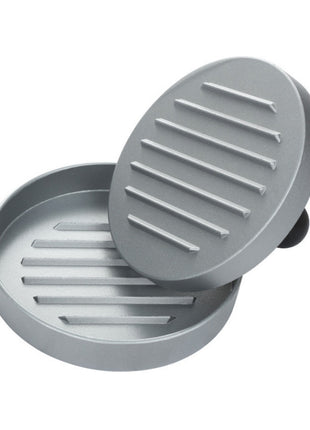 Durable Aluminum Alloy Manual Burger Press Maker with Black Handle