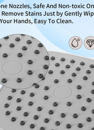 Cross-Border Temu Amazon Shein Popular Shower Head 4inch Shower Head Top Spray Lotus Head Spray