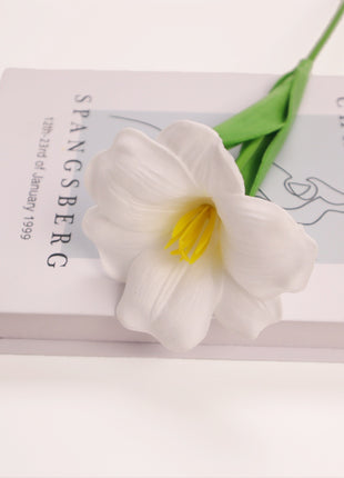 Lifelike PU Mini Tulip Artificial Flowers for Home Decor & Photography Props