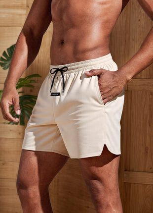 Men's Summer Shorts High Street American Style Loose Drawstring Pants High-End Casual Sports Shorts Men