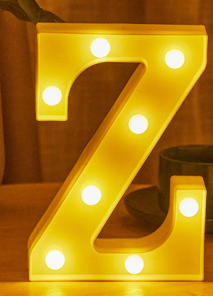 Decorative LED Alphabet Letter Lights for Weddings, Birthdays, Parties, Nightlight