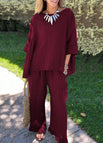 Wine red / S