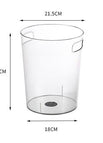 Transparent large size / Light luxury trash can