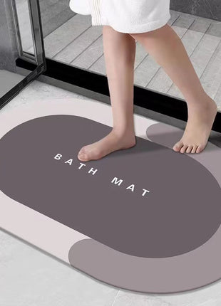 Bathroom Anti-slip Mat Household Toilet Floor Mat Absorbent Dirty Resistant Mat Diatom Mud Foot Mat