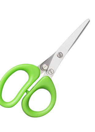Multi-functional Stainless Steel Kitchen Scissors with 5 Blades for Herbs, Paper