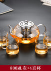 800 ml pot 4 teacups