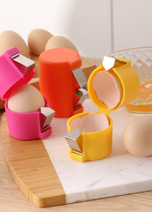 Effortless Handheld Egg Cracker & Separator Tool for Quick Kitchen Prep