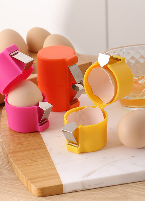 Effortless Handheld Egg Cracker & Separator Tool for Quick Kitchen Prep