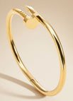 40-b-1 golden love nail bracelet