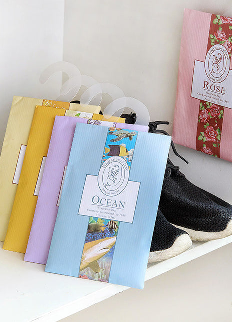 Natural Hanging Sachet Air Freshener Bags for Wardrobes, Closets & Rooms