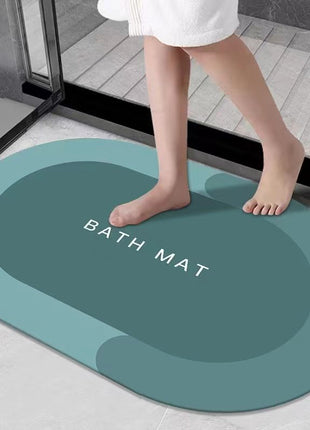Bathroom Anti-slip Mat Household Toilet Floor Mat Absorbent Dirty Resistant Mat Diatom Mud Foot Mat
