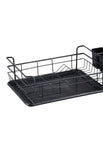 Black silver edge single layer [with four hanging baskets]