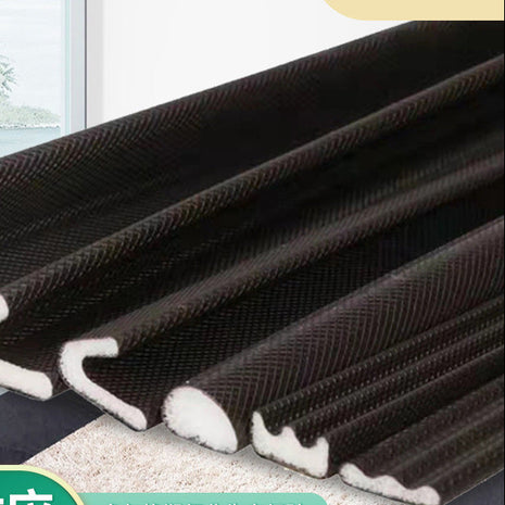 Premium PU Foam Door Window Seal Strip Soundproofing Anti-Collision Draft Stopper