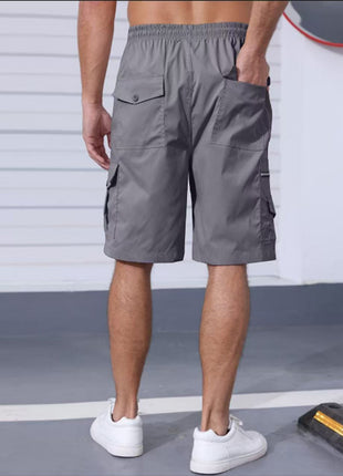 Summer Men's Shorts with Multiple Pockets, Loose Casual Versatile Men's Cargo Pants with Southeast Asian Export Design