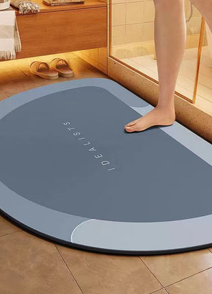 Mud Absorbent Mat Bathroom Floor Mat Bathroom Door Non-slip Quick-drying Foot Mat Entry Door Mat
