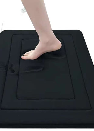Cross-Border Bathroom Floor Mats Thickened Memory Foam Bathroom Door Non-Slip Mats Coral Velvet Foot Mats Factory Direct Supply Wholesale