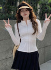Stand collar white