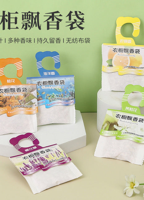 Long-Lasting Fresh Scent Sachets: Lavender, Rose, Lemon Aromatherapy for Home, Car