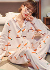 S apricot radish cardigan long set
