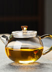 Xi shi small teapot with yellow handle 260ml