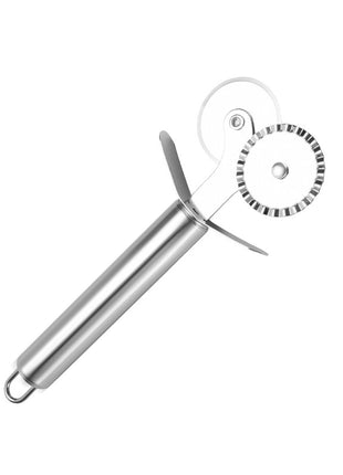 Stainless Steel Multi-tool: Pizza Cutter, Lace Roller, Cake Shovel for Baking