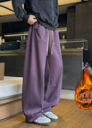 Purple fleece-lined