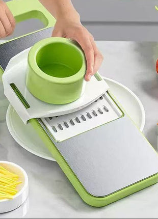 Versatile Stainless Steel Vegetable Shredder Slicer Grater for Kitchen Prep