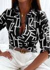 Black and white strip