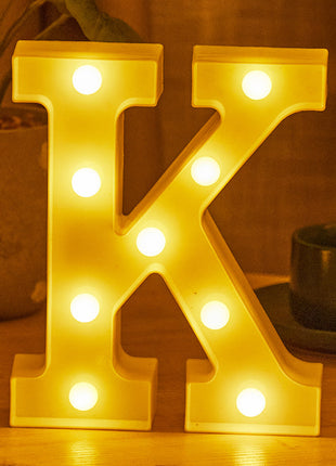 Decorative LED Alphabet Letter Lights for Weddings, Birthdays, Parties, Nightlight