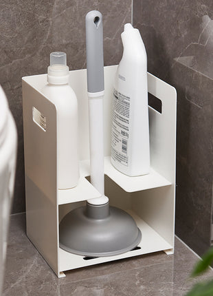 Toilet Brush Storage Rack Household No-Dead-Angle Toilet Brush Bathroom Bathroom Toilet Cleaning Artifact
