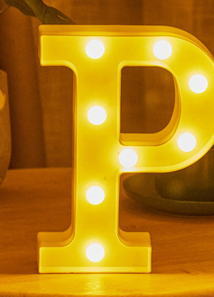 Decorative LED Alphabet Letter Lights for Weddings, Birthdays, Parties, Nightlight