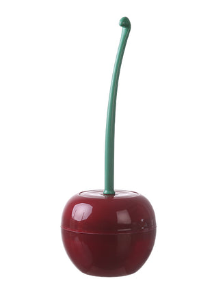 2025 New High-End Household Toilet Brush with No Dead Ends, Creative Cherry Toilet Cleaning Artifact Set Toilet Brush