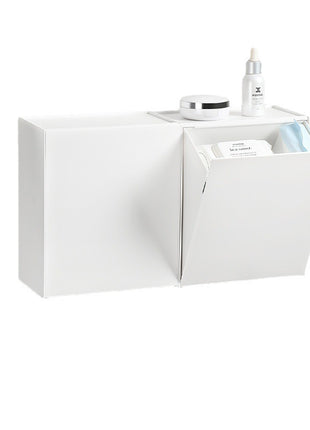 Bathroom Wall-Mounted Storage Box Toilet Paper Box Tissue Sanitary Napkin Toilet Storage Box Bathroom Storage Rack Cross-Border Wholesale