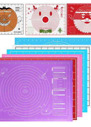 Large Non-Stick Silicone EVA Kneading Baking Mat with Measurement Scales