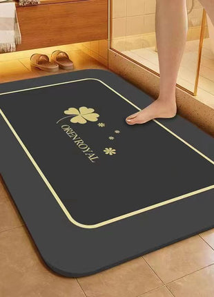 Bathroom Anti-slip Mat Household Toilet Floor Mat Absorbent Dirty Resistant Mat Diatom Mud Foot Mat