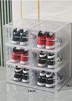 High model with open door, transparent white [6 pieces]