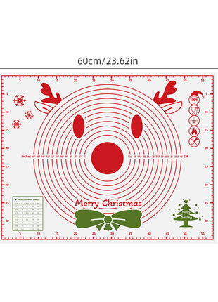 Large Non-Stick Silicone EVA Kneading Baking Mat with Measurement Scales