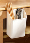 Single grid long hanging basket [white]]
