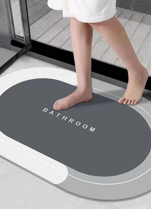 Bathroom Anti-slip Mat Household Toilet Floor Mat Absorbent Dirty Resistant Mat Diatom Mud Foot Mat