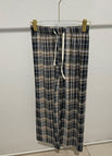 Blue Coffee Plaid Pants