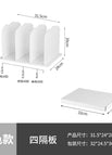 White HIPS [Wave Four Rows] / Pack of two