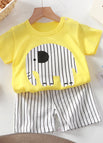 K020-short set yellow elephant