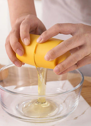 Effortless Handheld Egg Cracker & Separator Tool for Quick Kitchen Prep