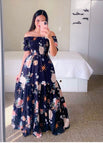 Dark blue flowers / S