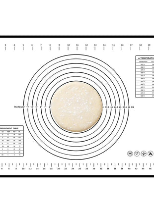 Large Non-Stick Silicone EVA Kneading Baking Mat with Measurement Scales