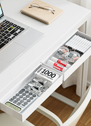 Under Desk Hidden Adhesive Square Desk Desk Stationery Drawer Telescopic Storage Box Wall Storage Box
