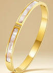 Gold shell bracelet